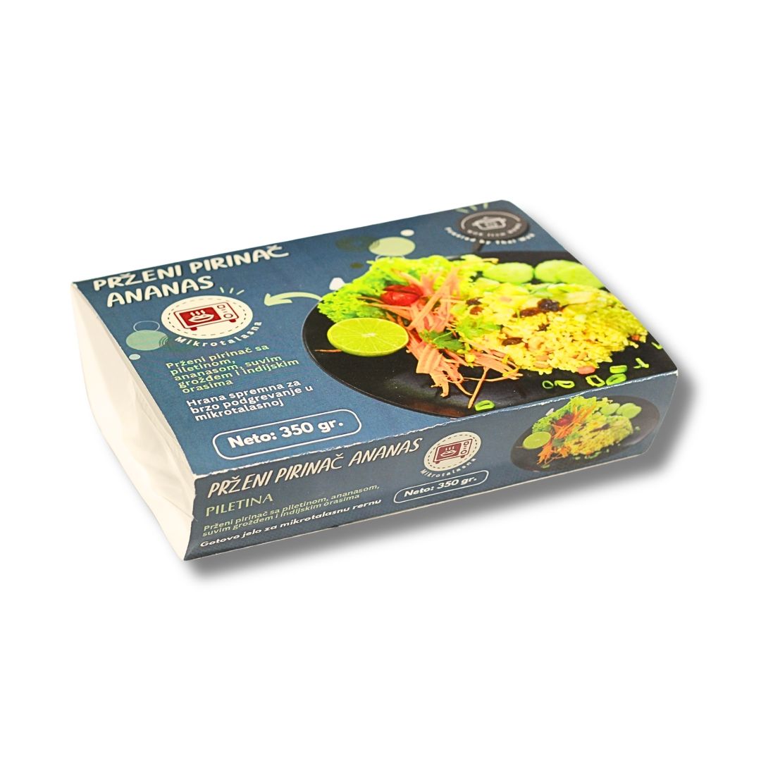Prženi pirinač Ananas - Gotovo jelo