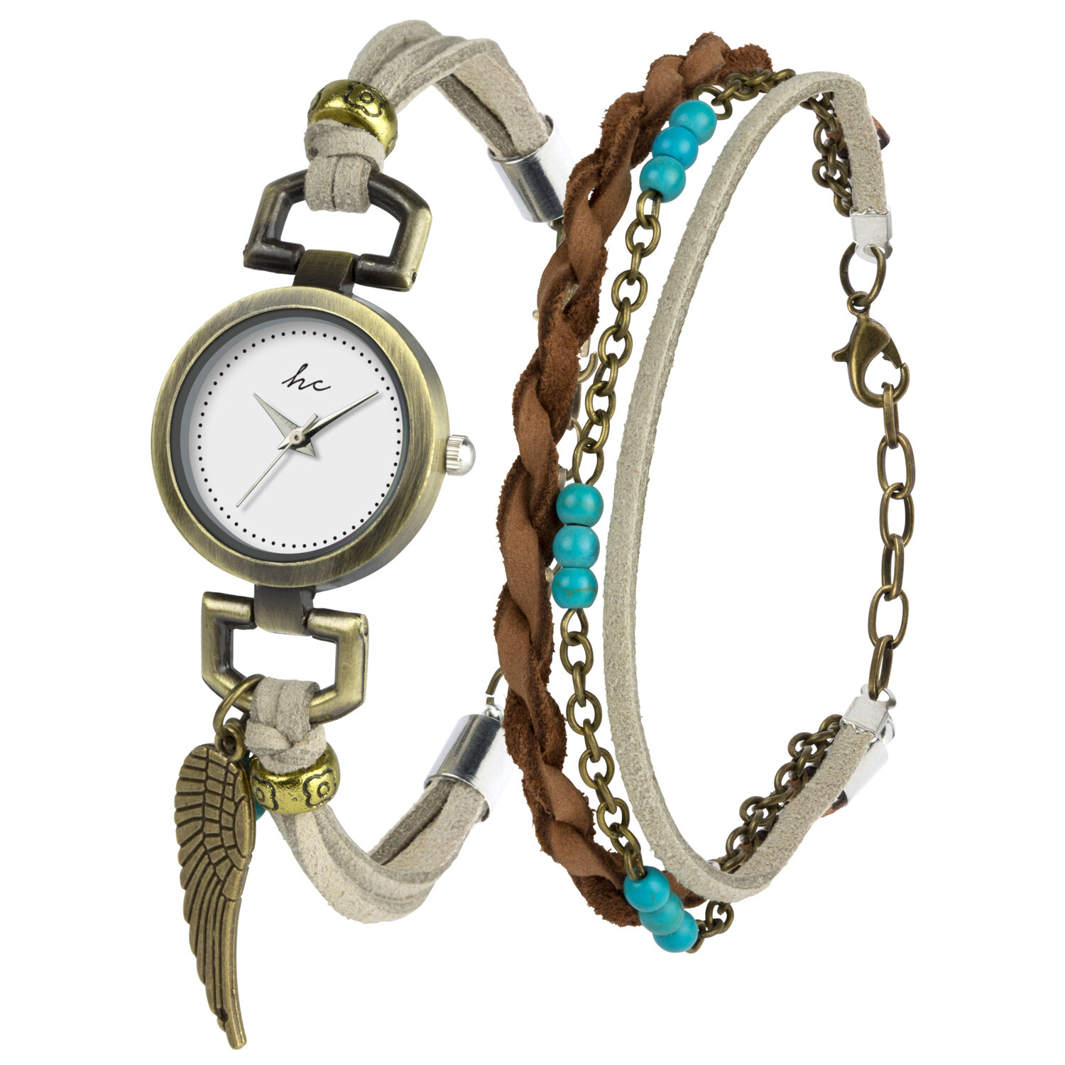 Hippie Chic Gift Set Watch &amp; Bracelet B-TI-HCSERE
