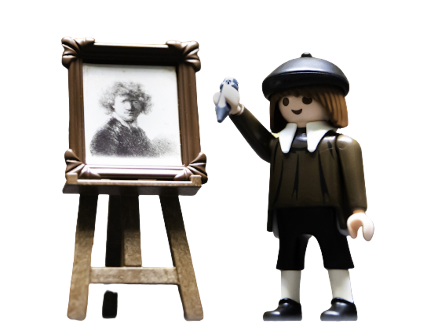 70456 Self-Portrait Rembrandt 林布蘭與自畫像 特別版