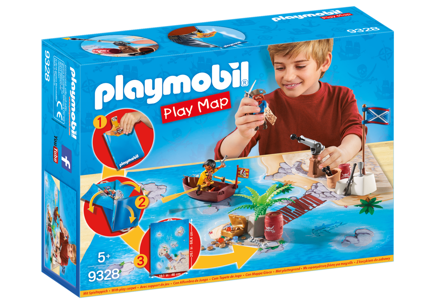 9328 Pirate Adventure Play Map 海盜冒險地圖