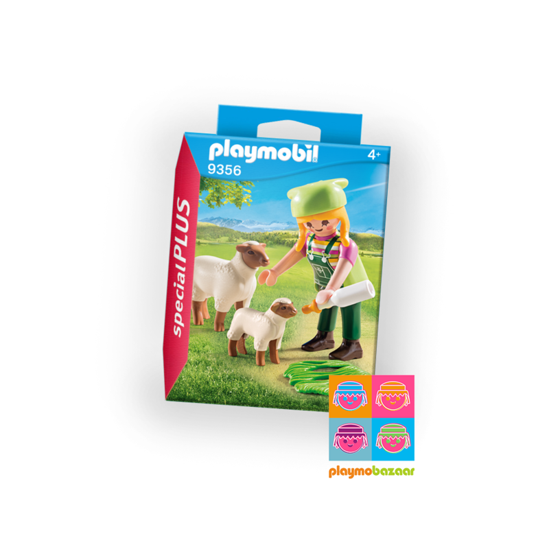9356 Farmer with Sheeps 農夫與綿羊
