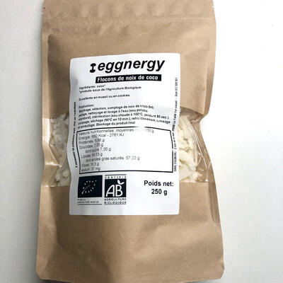 Flocons de noix de coco bio en 500 g