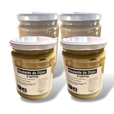 Moutarde de Dijon 4 pots de 450 g - Origine France