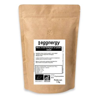 Blanc d’œuf au cacao 1Kg