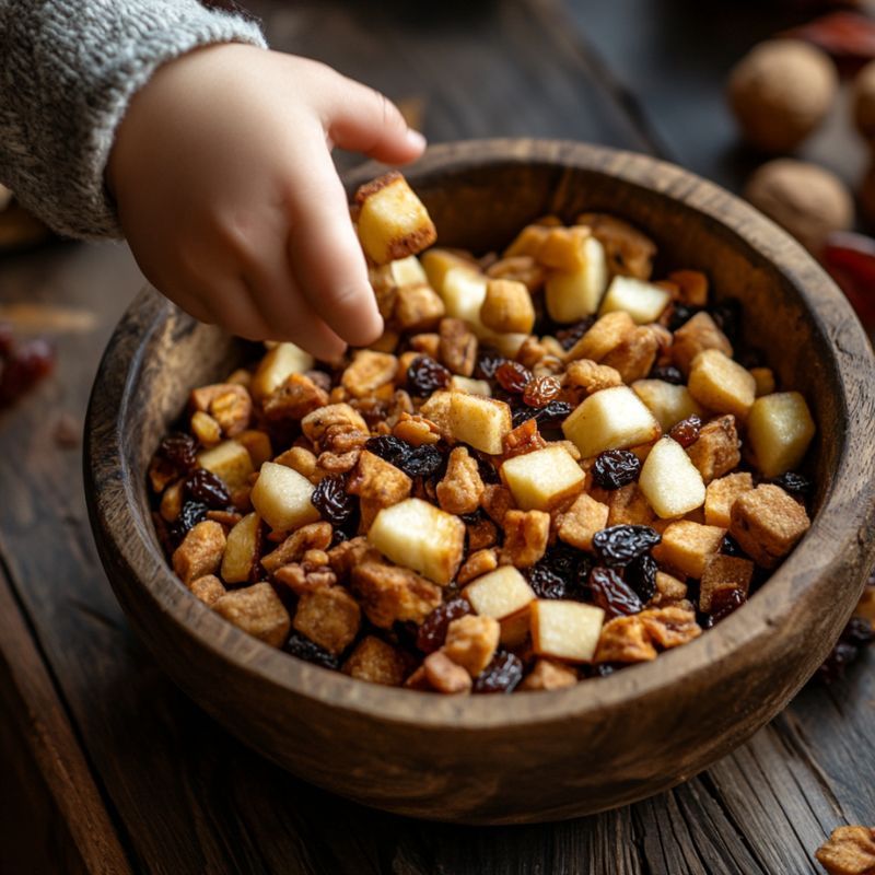 Mélange pour les enfants (pommes, raisins et chocolats) en 200 g