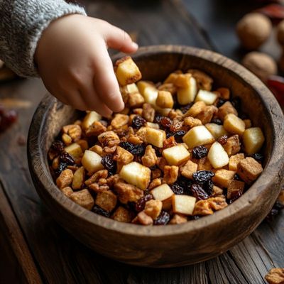 Mélange pour les enfants (pommes, raisins et chocolats) en 200 g