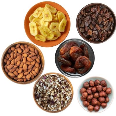 Mélange fruits secs avec amandes et noisettes en 500 g
