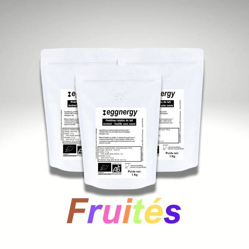 Protéine Native de Lait fruitée 3 Kg