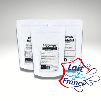 PROMO: Protéine Native de Lait Bio Française et Nature en 3 Kg