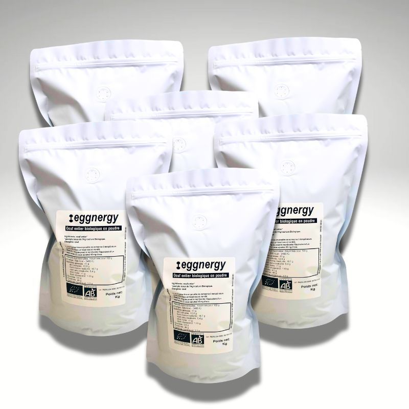 œuf entier en poudre BIO 6 kg - Code 0 - Origine UE