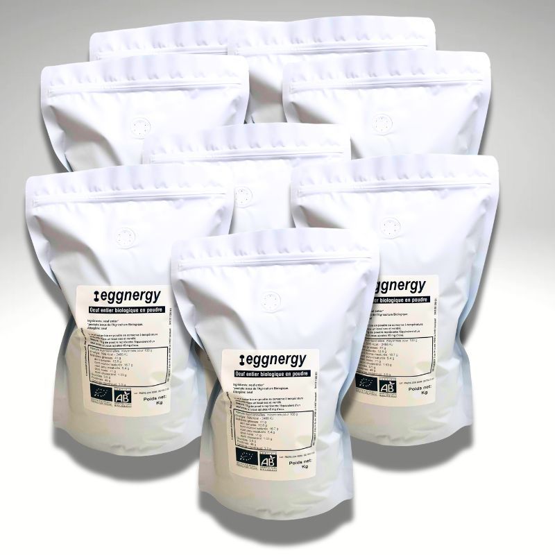 œuf entier en poudre BIO 8 kg - Code 0 (origine: UE)
