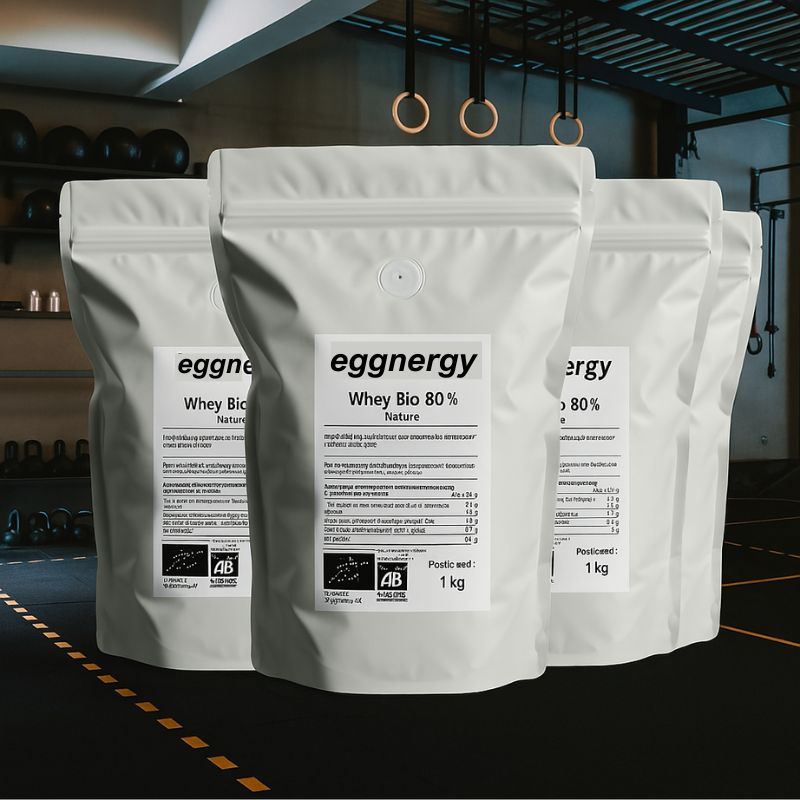Whey Protéine Bio: Poudre de lactosérum nature Bio riche en protéines en 4 Kg