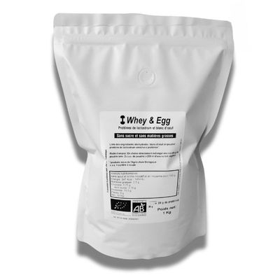 Whey &amp; Egg BIO by Eggnergy  (faible en lactose)
