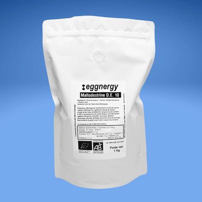 Maltodextrine de manioc Bio - DE10 - 1Kg