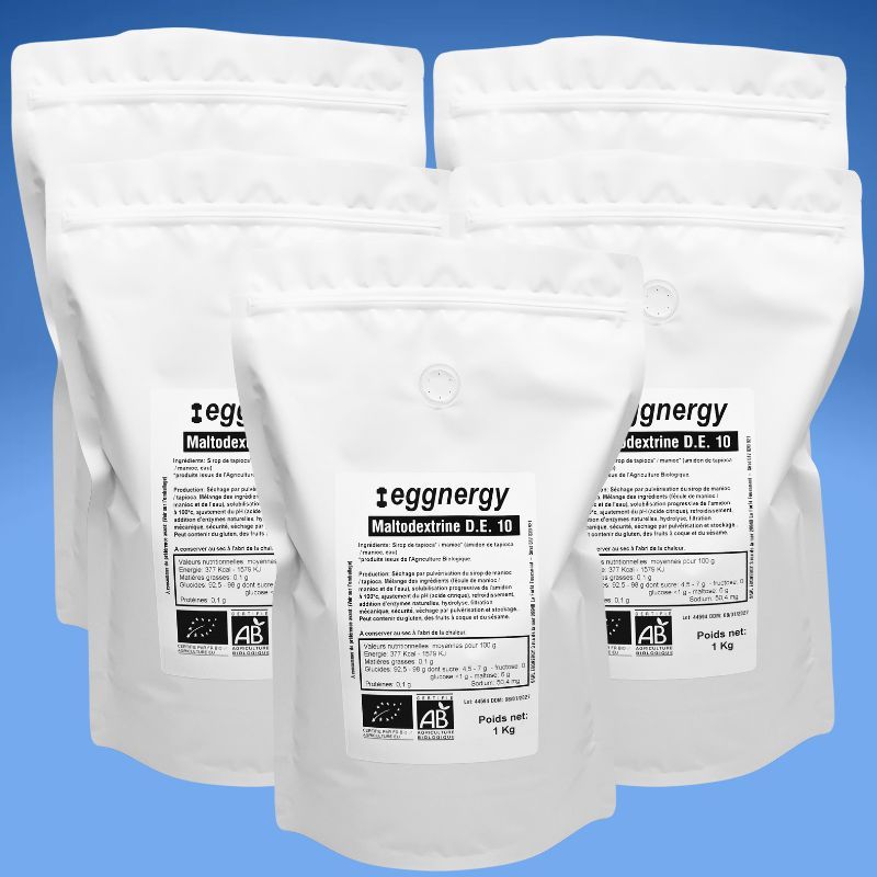 Maltodextrine de manioc bio - DE10 - 5 kg