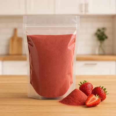 Fraises bio en poudre: 200 g