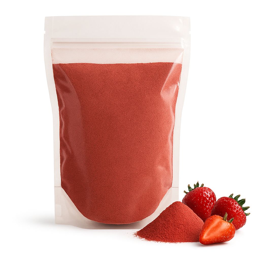 Fraises bio en poudre: 200 g