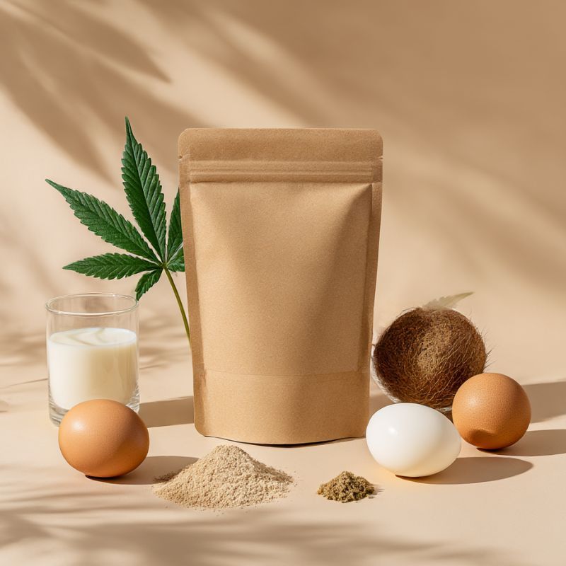 Wheygg chanvre et sucre de coco en sachet de 1 Kg