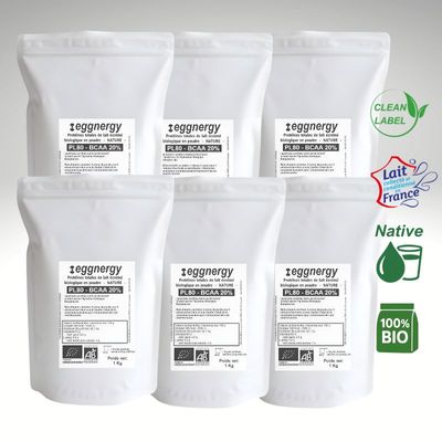 Protéine Lait Native Bio en 6 Kg - nature Protéine Lait Native Bio en 6 Kg - nature