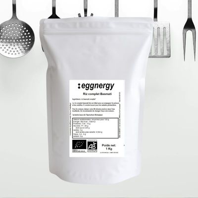 Riz basmati complet (origine: Pakistan ou Inde)