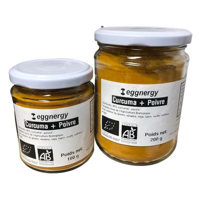 Curcuma + Poivre en poudre