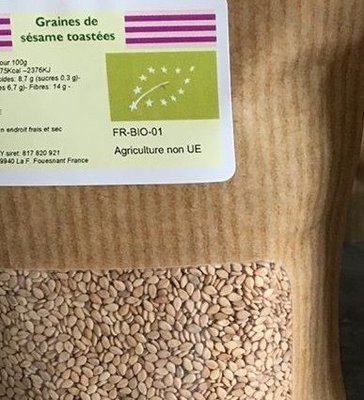 Sésames toastées en 250 g (graines)