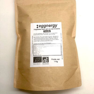 Farines: Kit pour galettes au blanc d’œuf et cacao