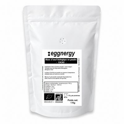 Blanc d’œuf au cacao 1Kg
