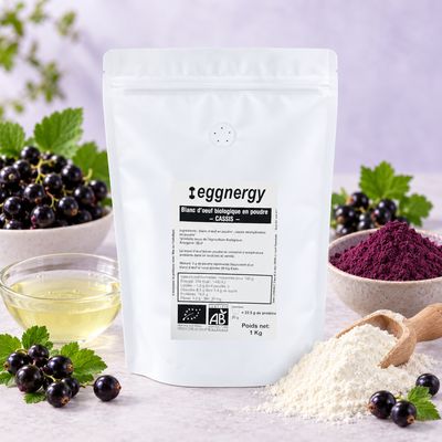 Blanc d’œuf au cassis - 1 Kg