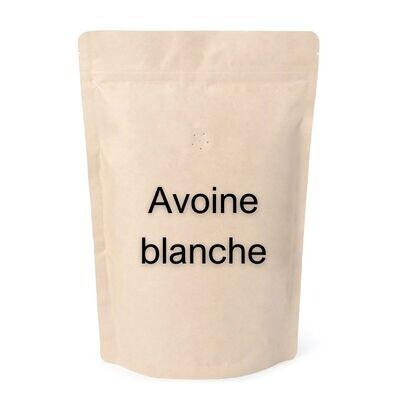 Farine d'avoine blanche en sachet de 1 Kg