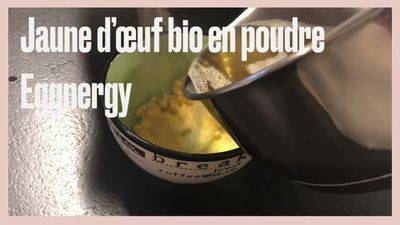 Jaune d’œuf BIO en poudre en 500 g