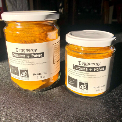 Curcuma + Poivre en poudre