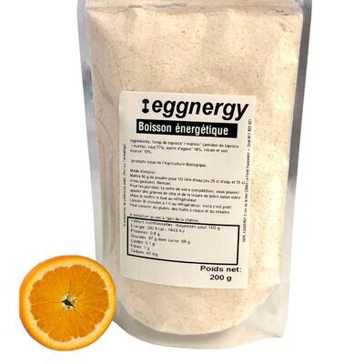 Boisson énergétique Orange ou Citron bio - 500 g Boisson énergétique Orange ou Citron bio - 500 g