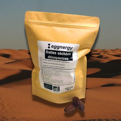 Dattes Entières dénoyautées et Bio en 200 g