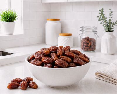 Dattes Entières dénoyautées et Bio en 200 g