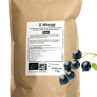 Wheygg au Cassis en poudre - 1 kg