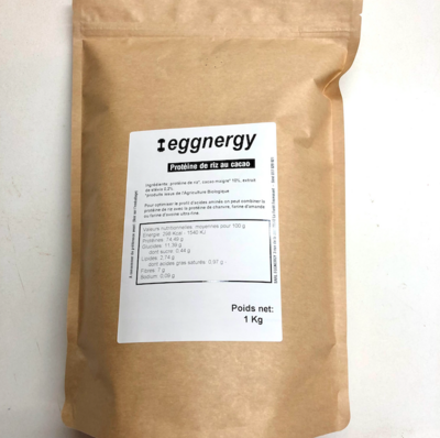 Protéine de riz au cacao