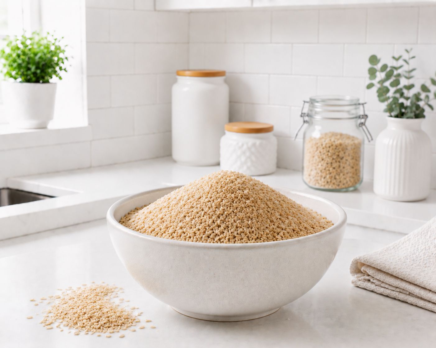 Riz complet au jasmin - sachet de 1 kg