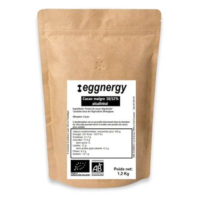 Cacao maigre et protéiné, faible en cadmium en 1.2kg
