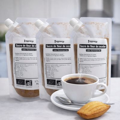 Sucre de fleur de coco bio 1 Kg