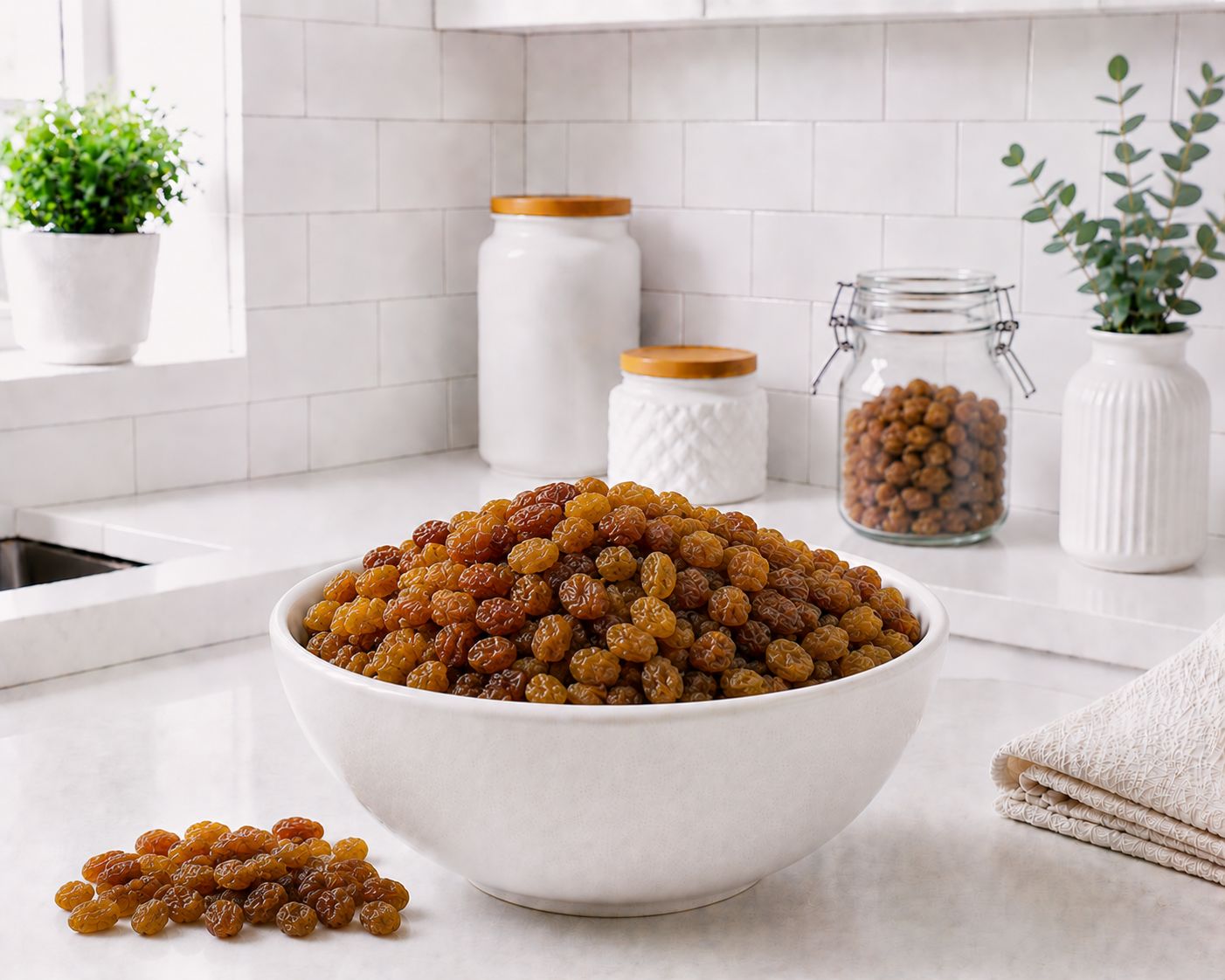 Raisins "Sultanines" secs en 1 Kg Raisins "Sultanines" secs en 1 Kg