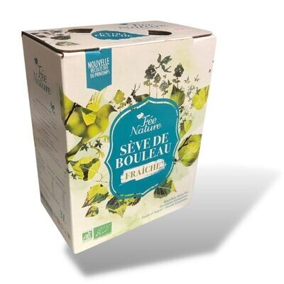 Sève de Bouleau fraîche et Bio