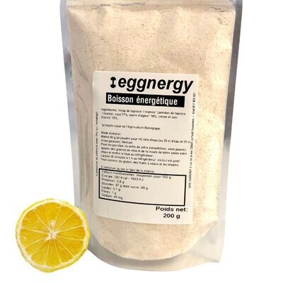 Boisson énergétique - citron ou orange bio - 200 g