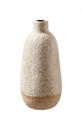 Keramik Vase Schlank – creme