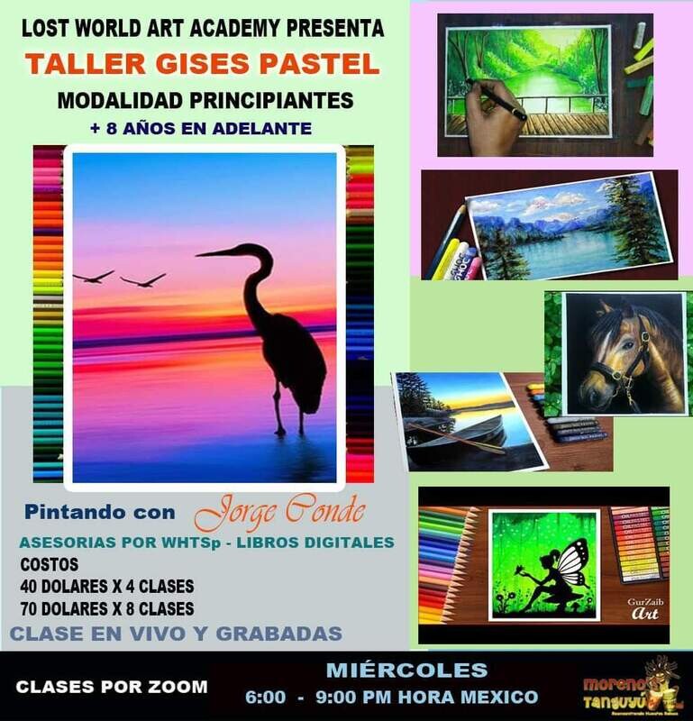 Curso de dibujo Gises Pastel