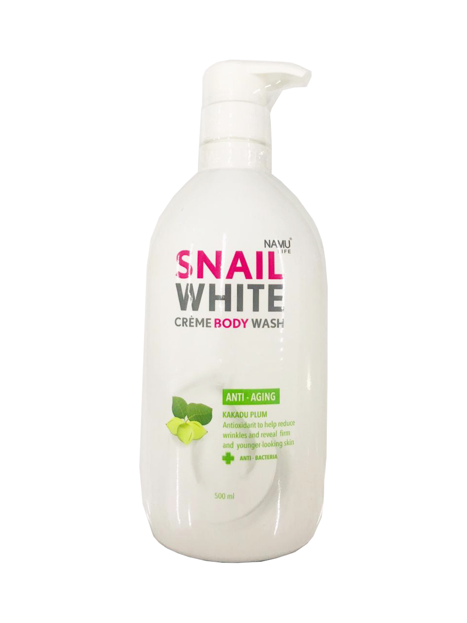 Snail White Creme Body Wash (Anti Aging) 500ml