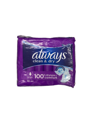 Always 10 Pads Large w/ wings 100g