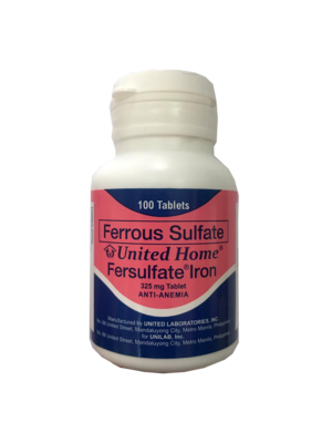 Ferrous Sulfate - Iron 325mg (Anti-Anemia)