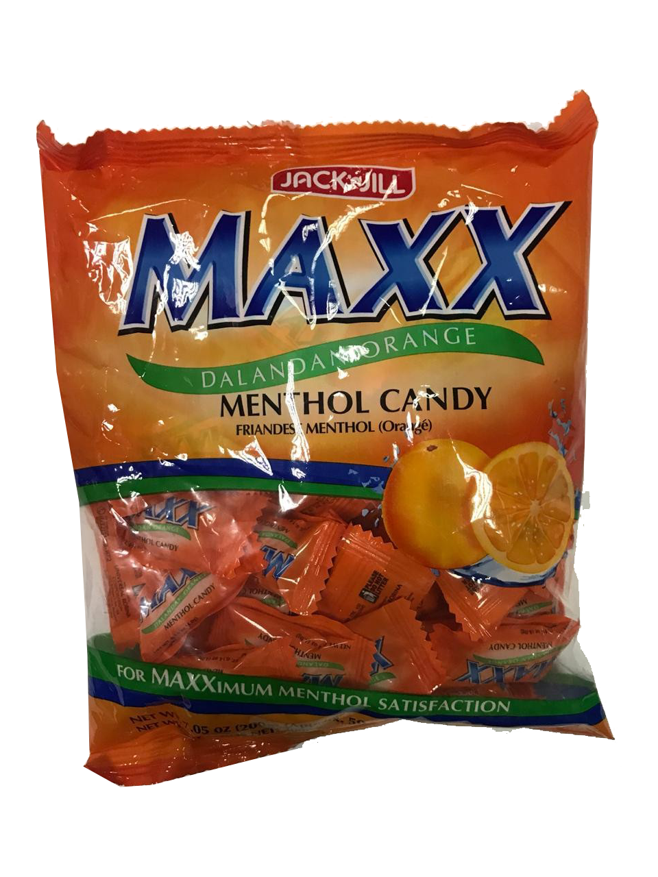 Maxx Menthol Candy Dalandan Orange 200g