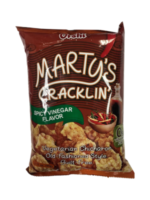 Oishi Martys Cracklin Spicy Vinegar Flavor 90g